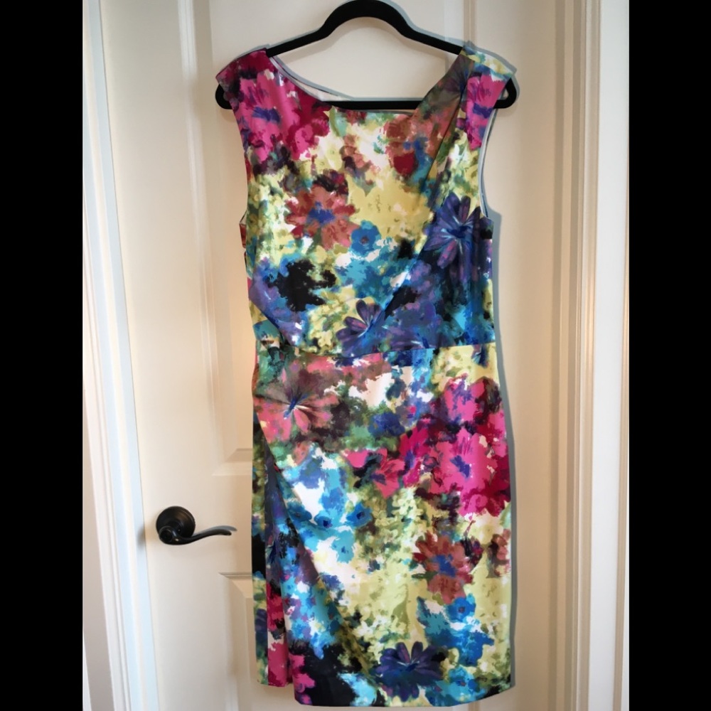 New Suzi Chin for Maggie Boutique Floral Dress 14